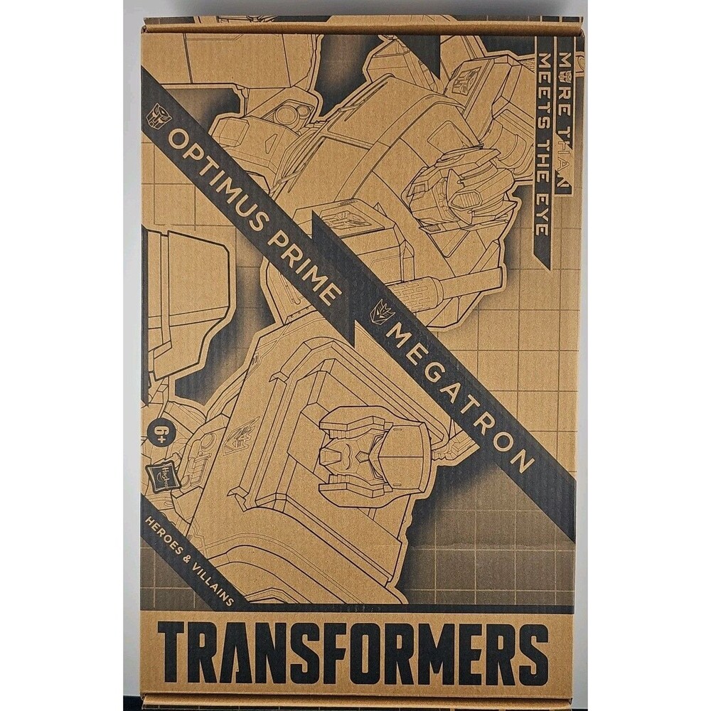 Transformers Optimus Prime and Megatron Heroes and Villains 2-Pack Action Figure